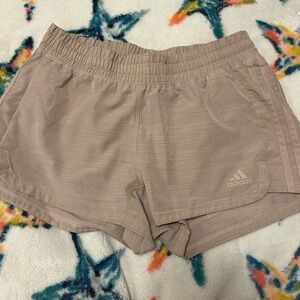 Adidas Tan Athletic Shorts Lightweight Performance